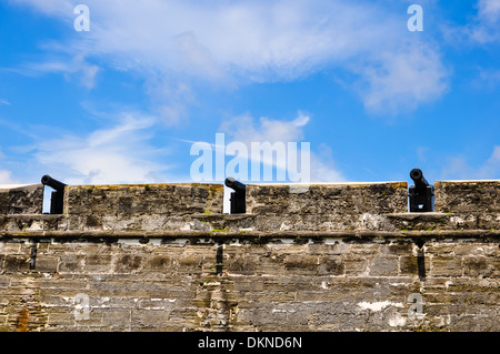 Détails de Castillo San Marco à Saint Augustine en Floride Banque D'Images