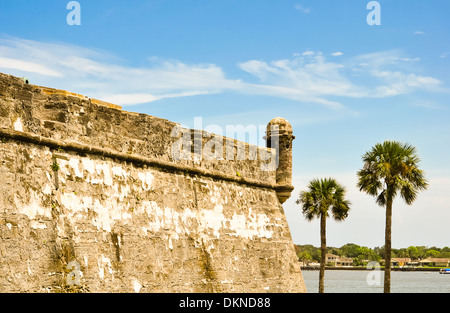 Détails de Castillo San Marco à Saint Augustine en Floride Banque D'Images