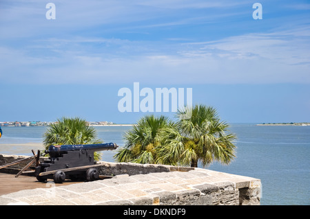 Détails de Castillo San Marco à Saint Augustine en Floride Banque D'Images