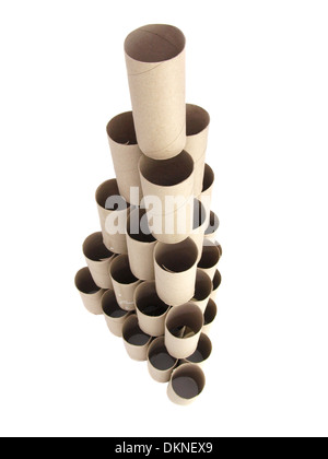 Des rouleaux de papier toilette Banque D'Images