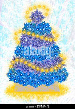 Arbre de Noël, ARBOL DE NAVIDAD Banque D'Images