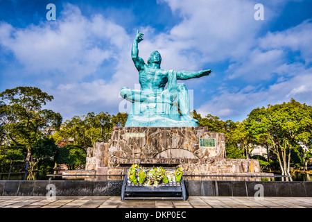Nagasaki Peace Memorial Park. Banque D'Images