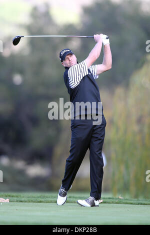 Le 5 décembre, 2013 - Thousand Oaks, Californie, États-Unis - 12/05/13 Thousand Oaks, CA : Bubba Watson lors du premier tour de l'édition 2013 du Northwestern Mutual World Challenge, au bénéfice de la Fondation Tiger Woods. (Crédit Image : © Michael Zito/Eclipse/ZUMAPRESS.com) Banque D'Images