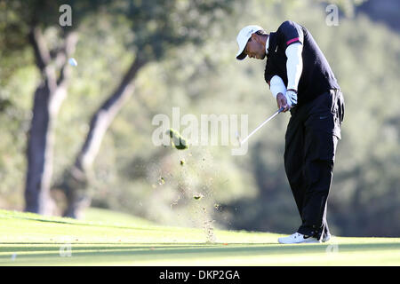 Thousand Oaks, Californie, USA. 7 Décembre, 2013. 12/07/13 Thousand Oaks, CA : Tiger Woods au cours de la troisième série de 2013 Northwestern Mutual World Challenge joué au Sherwood Country Club. L'événement annuel avantages la Fondation Tiger Woods. © Michael Zito/Eclipse/ZUMAPRESS.com/Alamy Live News Banque D'Images