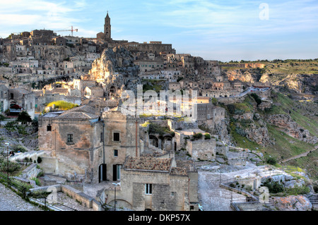 Sassi di Matera, Basilicate, Italie Banque D'Images