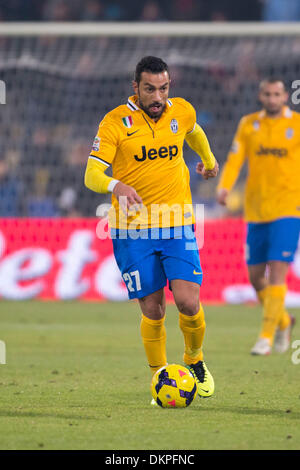 Bologne, Italie. 6e déc, 2013. Fabio Quagliarella (Juventus) Football / Soccer : Italien 'Serie' un match entre Bologne 0-2 la Juventus au Stadio Renato Dall'ara de Bologne, Italie . © Maurizio Borsari/AFLO/Alamy Live News Banque D'Images