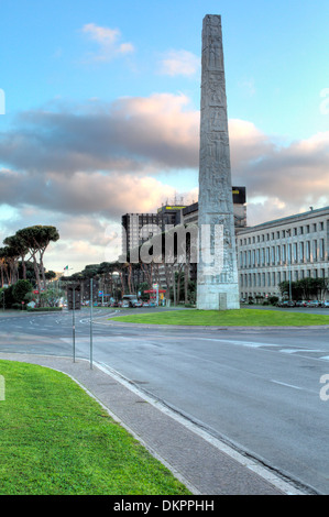 Piazza Guglielmo Marconi, EUR, Rome, Italie Banque D'Images