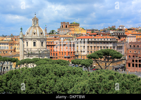 Église de la très saint Nom de Marie au Forum de Trajan (Santissimo Nome di Maria al Foro traiano), Rome, Italie Banque D'Images