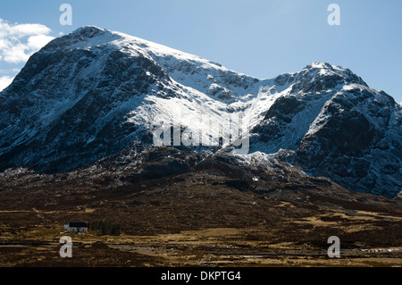 Buachaille Etive Mor Lagangarbh et cottage, Glencoe, région des Highlands, Ecosse, Royaume-Uni Banque D'Images