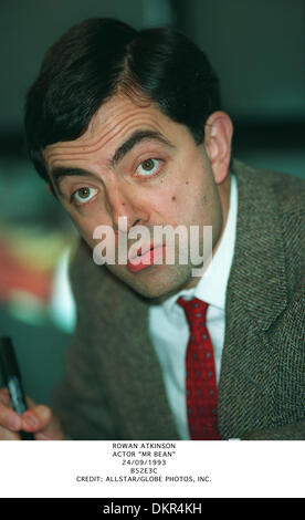 ROWAN ATKINSON.ACTEUR ''MR BEAN''.24/09/1993.B52E3C. Banque D'Images