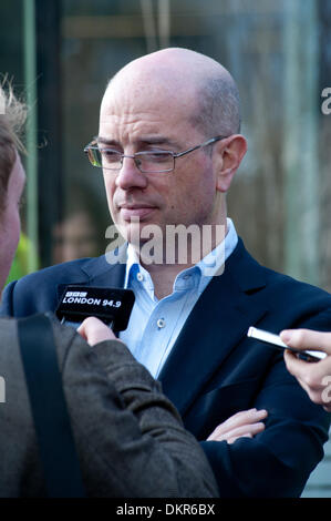 Londres, Royaume-Uni. 9Th Mar, 2013. Andrew Gilligan, vélo de Londres, commissaire presse interviews Crédit : Piero Cruciatti/Alamy Live News Banque D'Images