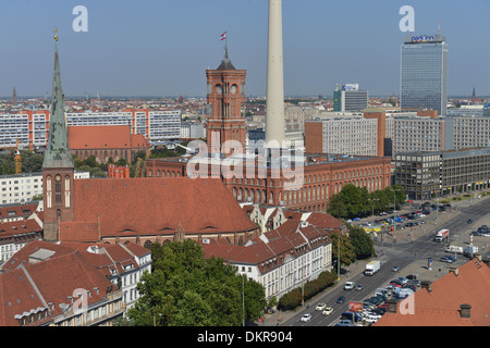 Nikolaiviertel, Berlin, Deutschland Banque D'Images