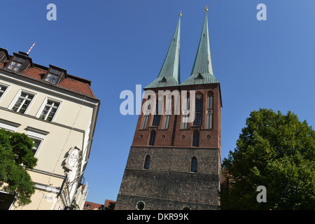 Nikolaikirche, Nikolaiviertel, Mitte, Berlin, Deutschland Banque D'Images