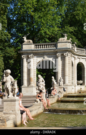 Maerchenbrunnen, Volkspark Friedrichshain, Berlin, Deutschland, / Märchenbrunnen Banque D'Images