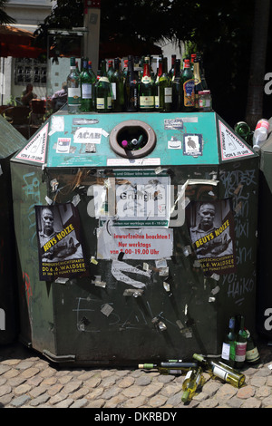 Freiburg im Breisgau contenant de verre Banque D'Images