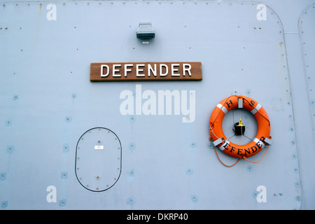 Le HMS Defender D36 Type 45 destroyer Plaque Banque D'Images