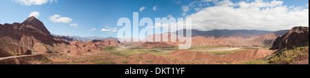 Panorama, Reserva Natural Manejada, la Quebrada de las Conchas, Salta, Argentine Banque D'Images