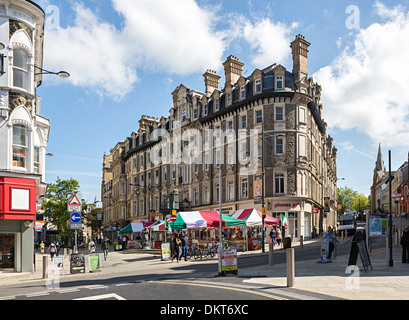 Centre-ville, à Newport, Gwent, au Pays de Galles, Royaume-Uni Banque D'Images