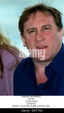 10 mai 2000 - Gérard Depardieu.acteur.10/05/2000.Z24D29C.CREDIT : crédit(Image : © Photos Globe/ZUMAPRESS.com) Banque D'Images