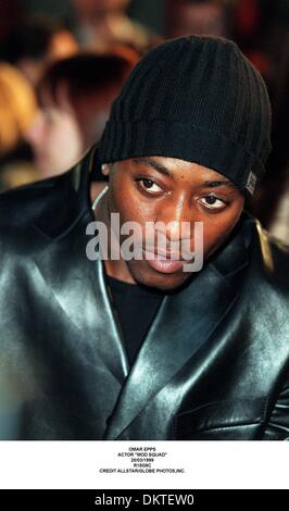 Mar. 28, 1999 - OMAR EPPS.ACTEUR ''MOD SQUAD''.28/03/1999.R18G9C.CREDIT (Crédit Image : © Photos Globe/ZUMAPRESS.com) Banque D'Images