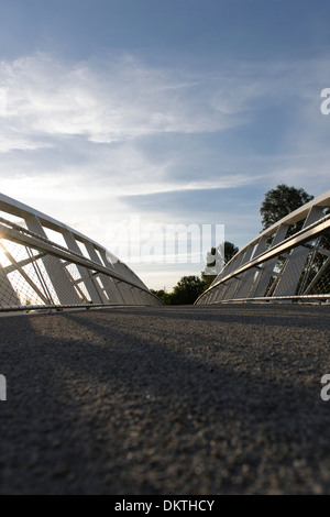 Passerelle, Reiherstieg, Wilhelmsburg, Hambourg, Allemagne Banque D'Images