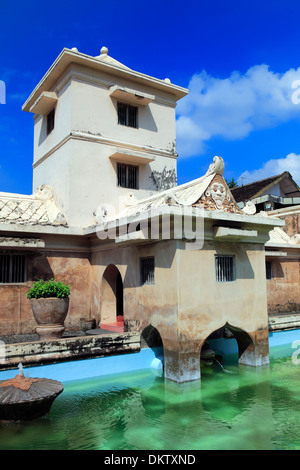 Palais aquatique Taman Sari (1765), Yogyakarta, Java, Indonésie Banque D'Images