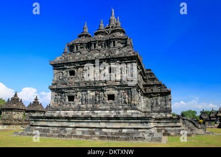 Candi Plaosan, temple (840s), Prambanan, près de Yogyakarta, Java, Indonésie Banque D'Images