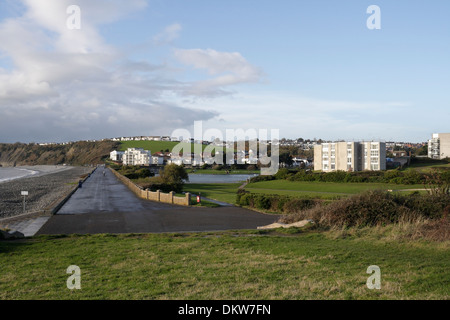 The Knap at Barry, Beach Wales UK Coast. Paysage côtier gallois Banque D'Images