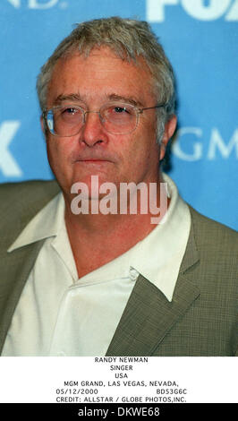 Le 5 décembre, 2000 - MGM GRAND, LAS VEGAS, NEVADA - RANDY NEWMAN.SINGER.USA.MGM GRAND, LAS VEGAS, NEVADA,.05/12/2000.BD53G6C.Crédit Crédit :(Image : © Photos Globe/ZUMAPRESS.com) Banque D'Images