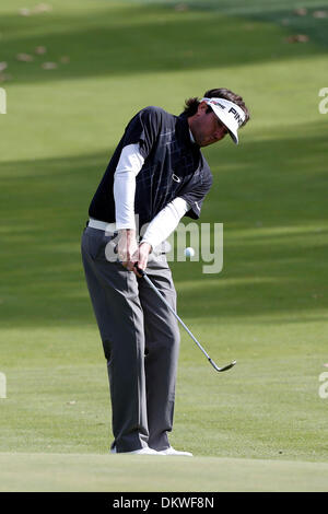 Thousand Oaks, CA, . Dec 8, 2013. Bubba Watson en action durant la finale du Northwestern Mutual World Challenge à Sherwood Country Club à Thousand Oaks, CA.Charles Baus/CSM/Alamy Live News Banque D'Images