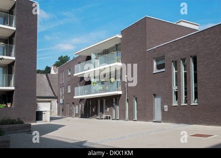 Leuven - logements modernes Banque D'Images