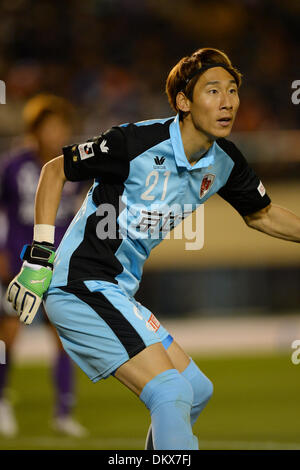 Stade National, Tokyo, Japon. Dec 8, 2013. Oh Seung Hoon (Sanga), 8 décembre 2013 - Football : 2013 J1 championnat Promotion match final entre Kyoto Sanga F.C. 0-2 Tokushima Vortis. au Stade National, Tokyo, Japon. Credit : AFLO/Alamy Live News Banque D'Images