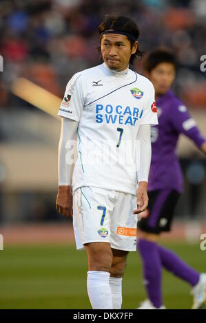 Stade National, Tokyo, Japon. Dec 8, 2013. Kosei Shibasaki (Vortis), 8 décembre 2013 - Football : 2013 J1 championnat Promotion match final entre Kyoto Sanga F.C. 0-2 Tokushima Vortis. au Stade National, Tokyo, Japon. Credit : AFLO/Alamy Live News Banque D'Images