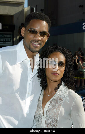 WILL SMITH et Jada Pinkett.ACTEURS.Angeles, USA.KODAK THEATER, Hollywood, Los.25/06/2002.LAB5652. Banque D'Images