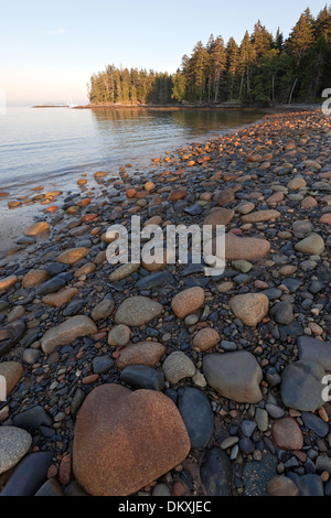 Scenic Maine, Roque, archipel de l'île dans l'Est, Maine Banque D'Images
