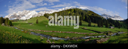 Suisse Europe montagne montagnes Alpes Alp Luttertannen canton d'eau AR Appenzell Rhodes-Extérieures canton SG Saint-gall St. Banque D'Images