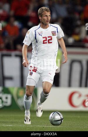 DAVID ROZEHNAL.RÉPUBLIQUE TCHÈQUE & CLUB BRUGGE.HOLLAND / RÉPUBLIQUE TCHÈQUE.STADE MUNICIPAL, Aveiro, Portugal.19/06/2004.DIG24493.K47872.PREWIEW DE LA COUPE DU MONDE 2006 Banque D'Images