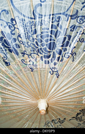 Chinese arts and crafts, parapluie de papier huilé Banque D'Images