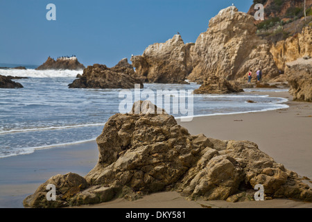 El Matador State Beach, Malibu, Los Angeles County, Californie Banque D'Images