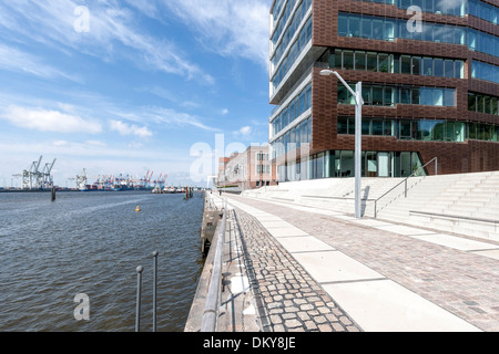 Columbia Twins office building, Neumühlen, Altona, Hambourg, Allemagne Banque D'Images