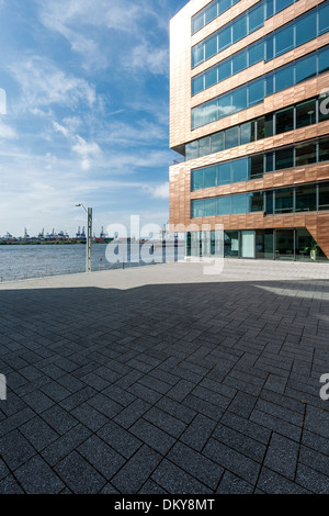 Columbia Twins office building, Neumühlen, Altona, Hambourg, Allemagne Banque D'Images