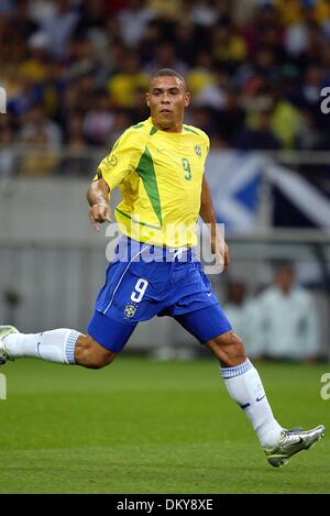 Avril 19, 1942 - BRÉSIL V LA TURQUIE, demi-finale - RONALDO.LE BRÉSIL ET L'INTER MILAN.SAITAMA STADIUM, Saitama, JAPA.BRÉSIL V LA TURQUIE, demi-finale.26/06/2002.dib4133.K47872.PREWIEW DE LA COUPE DU MONDE 2006.(Image Crédit : © Globe Photos/ZUMAPRESS.com) Banque D'Images