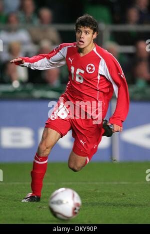 Avril 19, 1942 - Lansdowne Road, DUBLIN - TRANQUILLO BARNETTA.suisse.REP D'IRLANDE V SUISSE.LANSDOWNE ROAD, DUBLIN.12-Oct-05.DV37926.K47873.APERÇU DE LA COUPE DU MONDE 2006.(Image Crédit : © Globe Photos/ZUMAPRESS.com) Banque D'Images