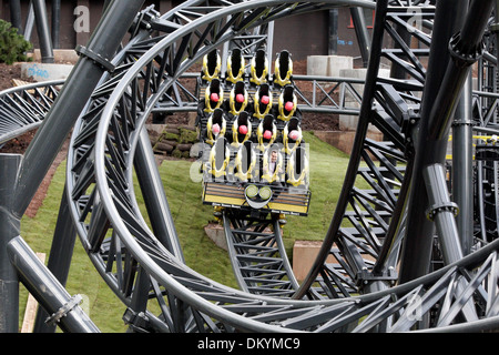 Alton Towers new ride - le "miler". 13.05.13 Banque D'Images