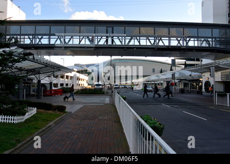 Dublin Airport Terminal 1, chemin de ronde Banque D'Images