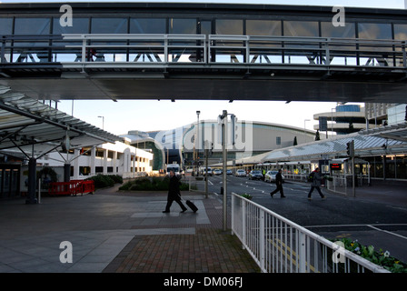 Dublin Airport Terminal 1, chemin de ronde Banque D'Images