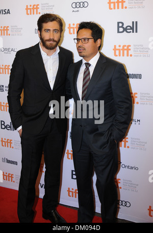 Jake Gyllenhaal et Michael Pena 2012 Toronto International Film Festival - "Fin de Watch' Premiere - Toronto Canada - 08.09.12 Banque D'Images