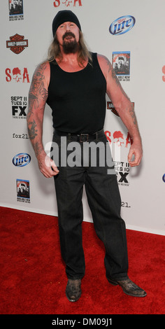 Rusty Coones première projection de FX'S 'Sons of Anarchy' Saison 5 a tenu à Westwood Village Theatre Los Angeles - Califorina Banque D'Images