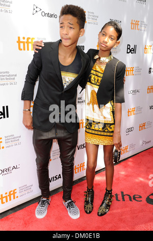 Jaden Smith et Willow Smith 2012 Toronto Film Festival - "Free Angela et tous les prisonniers politiques" - Premiere - Toronto Canada Banque D'Images