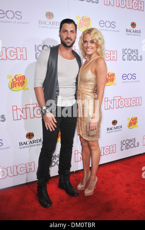 Maksim Chmerkovskiy Icônes et idoles Murgatroyd Peta 2012 VMA après fête organisée par En contact chaque semaine au Chateau Marmont Los Banque D'Images